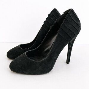Aldo Black Suede Pumps size 39 (8.5)